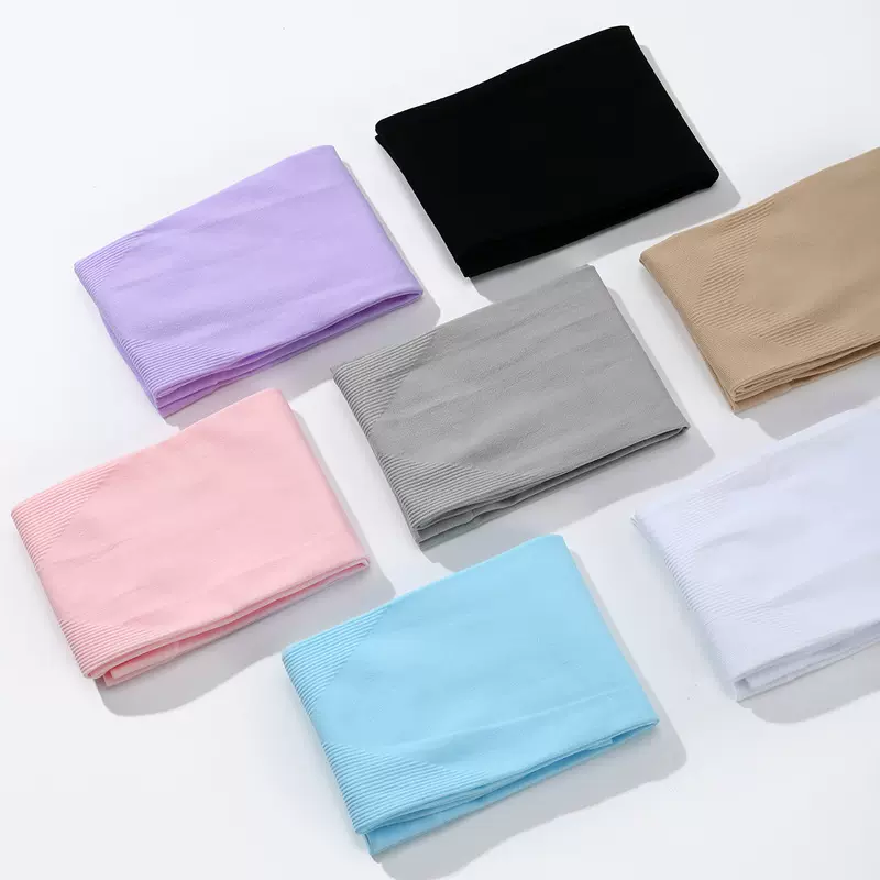 跨境新款夏季男女防晒袖套女冰丝袖户外骑行冰袖男防晒袖休闲批发