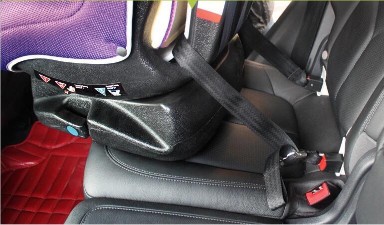 Isofix Child Seat Car Fixing Strap Cover with Latch Interface Accessory Set Fixing Soft Safety Belt Latch