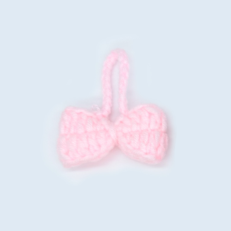 라이트 핑크 보우 숄더백