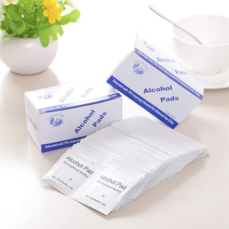 Disposable antibacterial cotton pads