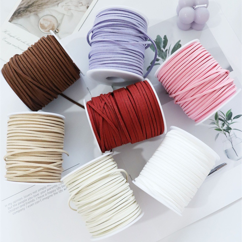 Fábrica de fiestas de flores directas flor fresca embalaje de cuerdas de peluche ramo de flores regalo embalaje de cuerda elástica embalaje cinta de colores
