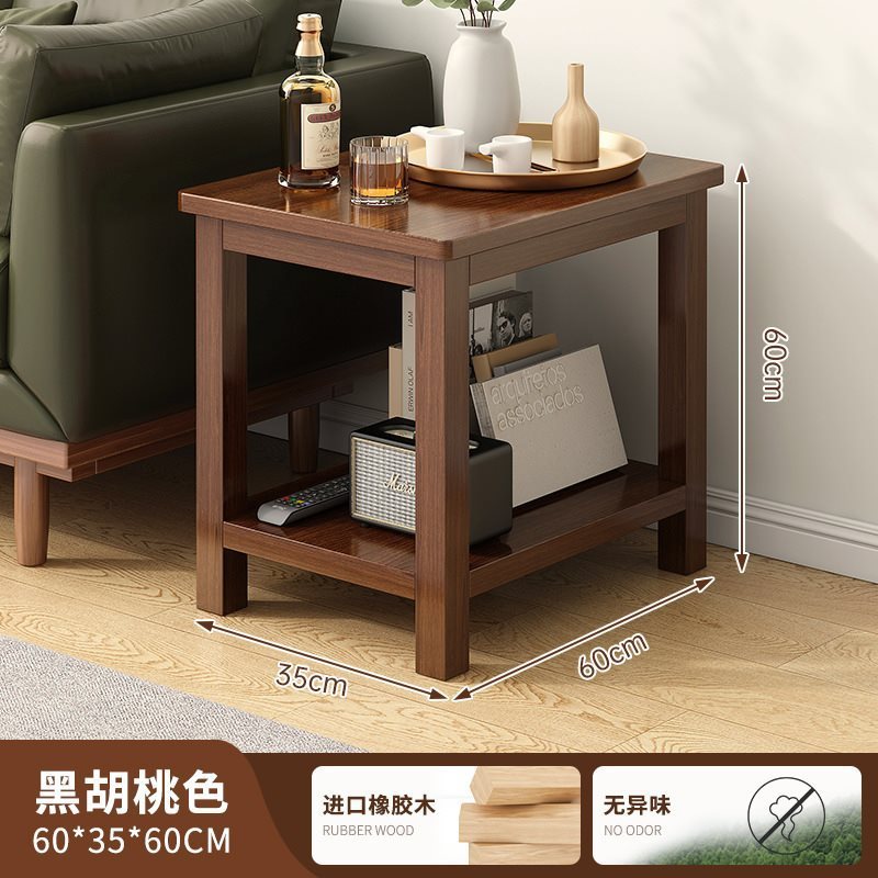 卸売昔ながらの無垢材の小さな正方形テーブル、正方形のリビングルーム家庭用ミニティーテーブル、小さなテーブル、サイドキャビネット、ソファサイドテーブル|undefined
