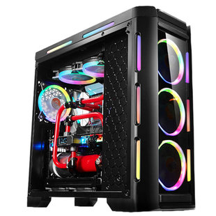 Jinhetian Zhengrong z30 Xeon Edition 360 Water-cooled Chassis Computer Desktop Full Side Transparent Game Chassis