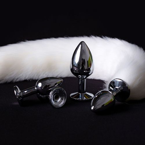 Removable sexy tail anal plug SM fox tail anal plug women's supplies anal dilator novice small size