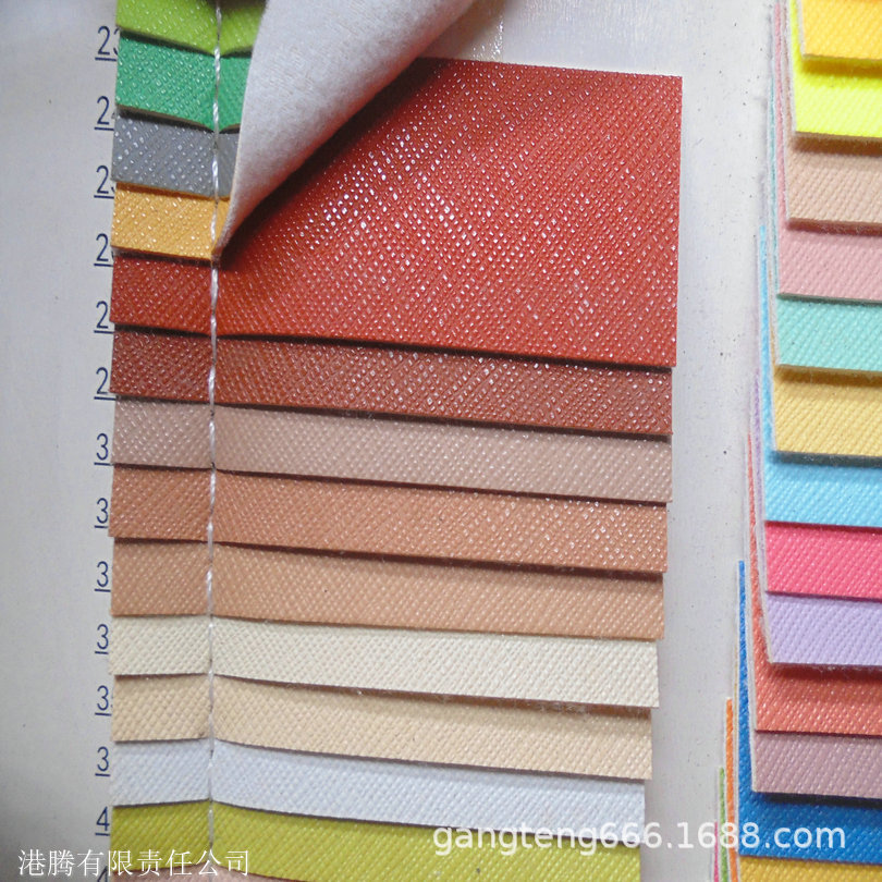 十字纹仿牛皮 耐磨小点 细十字 仿真皮箱包家具革 环保毛绒底 厚