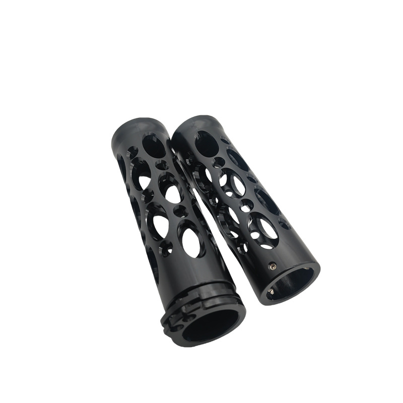 Motorcycle handlebar grips, retro Harley-style, for large-displacement bikes, 25mm handlebar diameter, direct from the factory