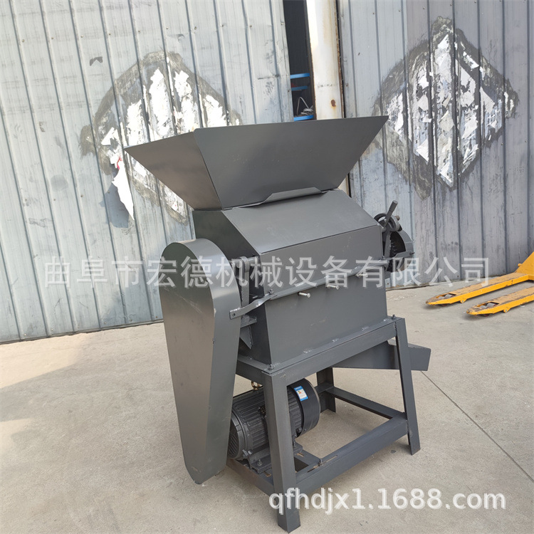 大豆用挤扁机 220V家用电小型豆扁机 酿酒用粮食压扁机