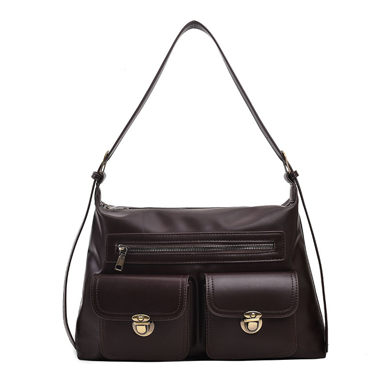 Cross-border 2026 nuevo bolso de moda de primavera PU bolso de bolsillo de mujer bolso retrógrado bolso de hombro
