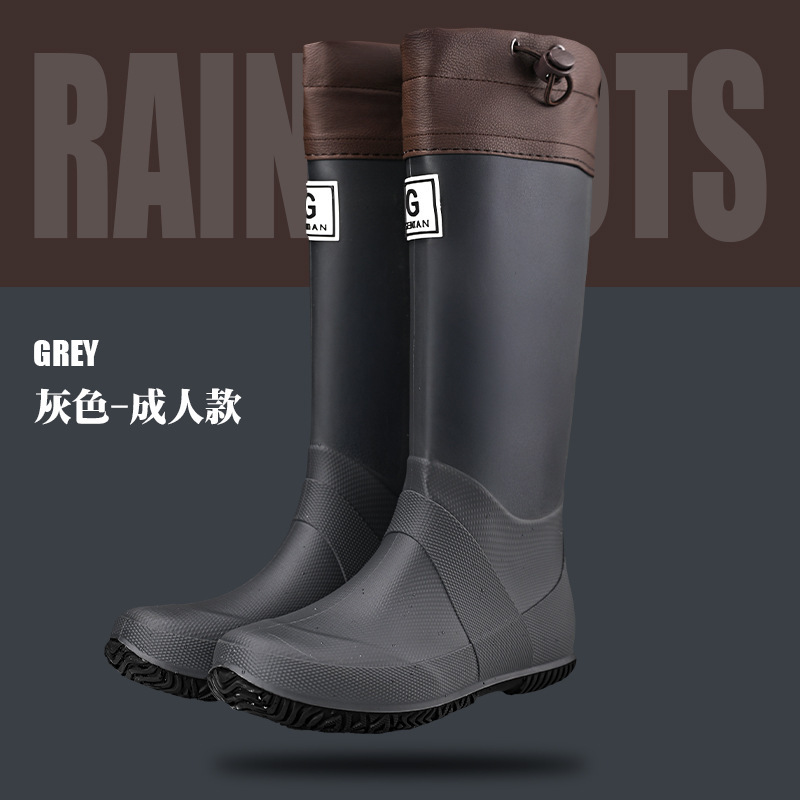 大货价可折叠防水鞋西双版纳雨林徒步赶海爬山雨靴男女款防滑雨鞋|undefined