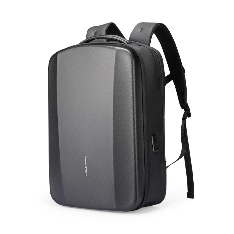 Marco Leiden Hard Shell Backpack Men's High Sense Laptop Bag Cross-border USB Charging Business Backpack
