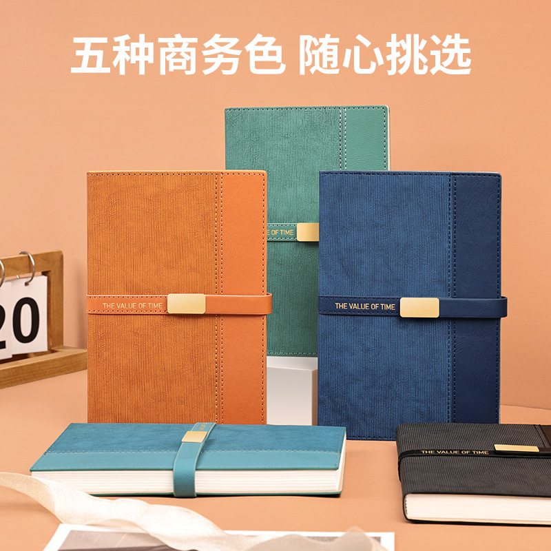 비즈니스 오피스 노트패드 A5 두꺼운 업무 회의 기록부 심플 노트북 사용자 정의 로고로 사용자 정의