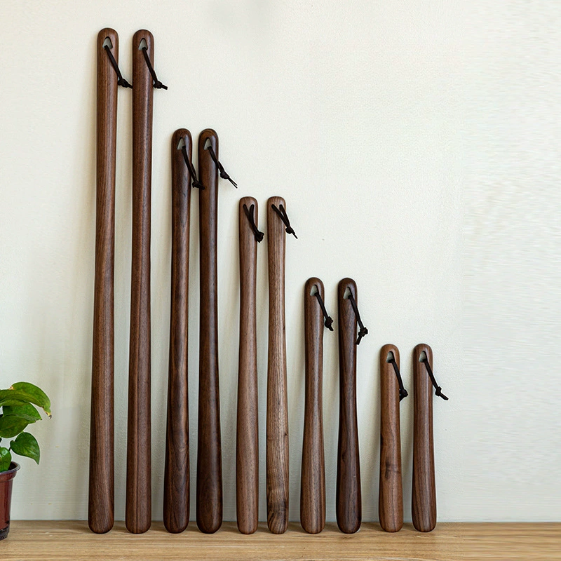 Туфли из цельного дерева с длинной ручкой Домашняя обувь артефакт