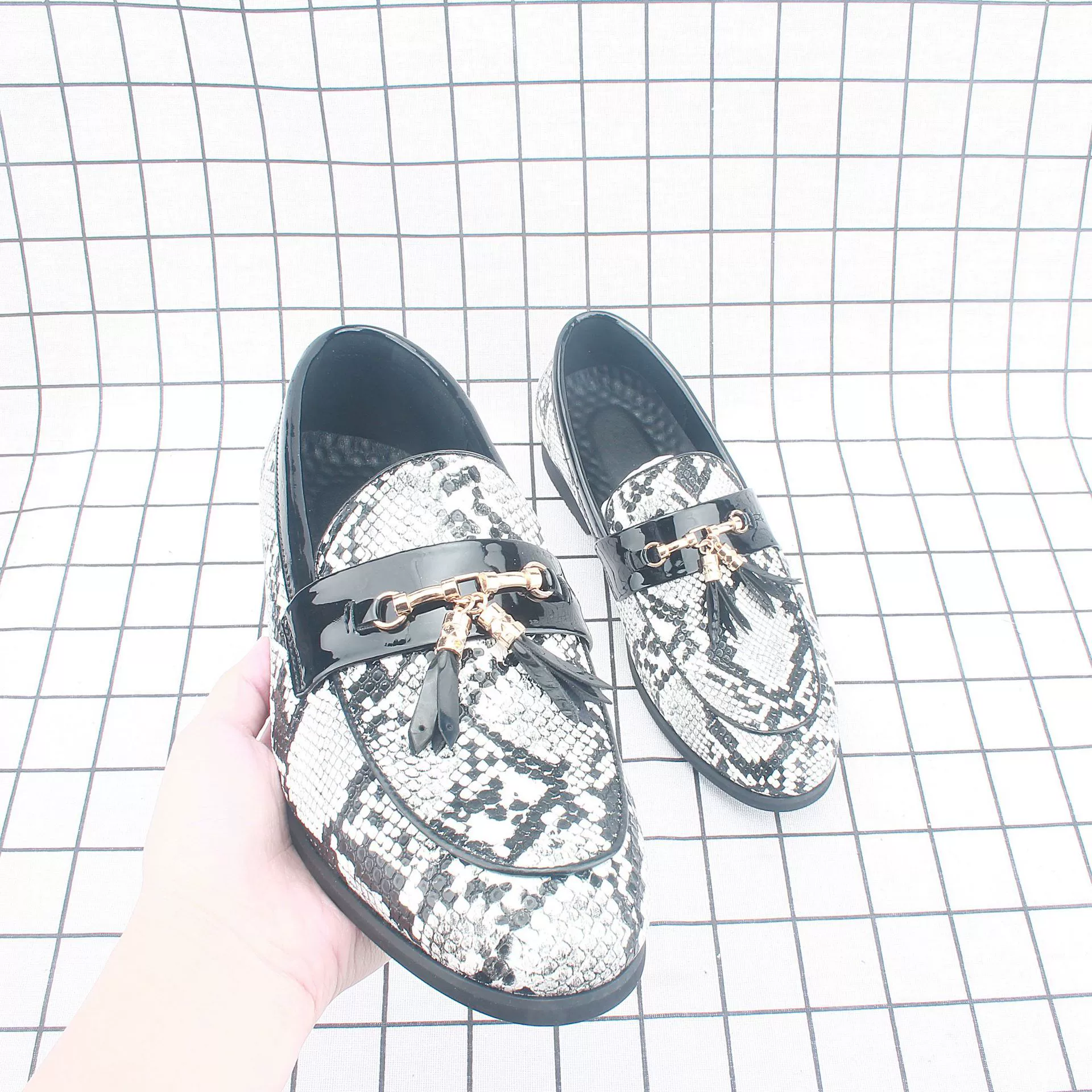 Летние лоферы, мужские деловые повседневные кожаные туфли без шнуровки в британском стиле, молодежная официальная мужская обувь для парикмахеров 2232