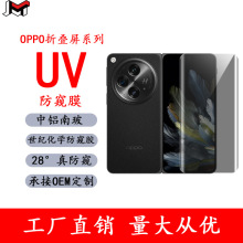 适用于OPPO折叠屏手机UV防窥钢化膜全屏覆盖防爆保护膜OPFindN/N2