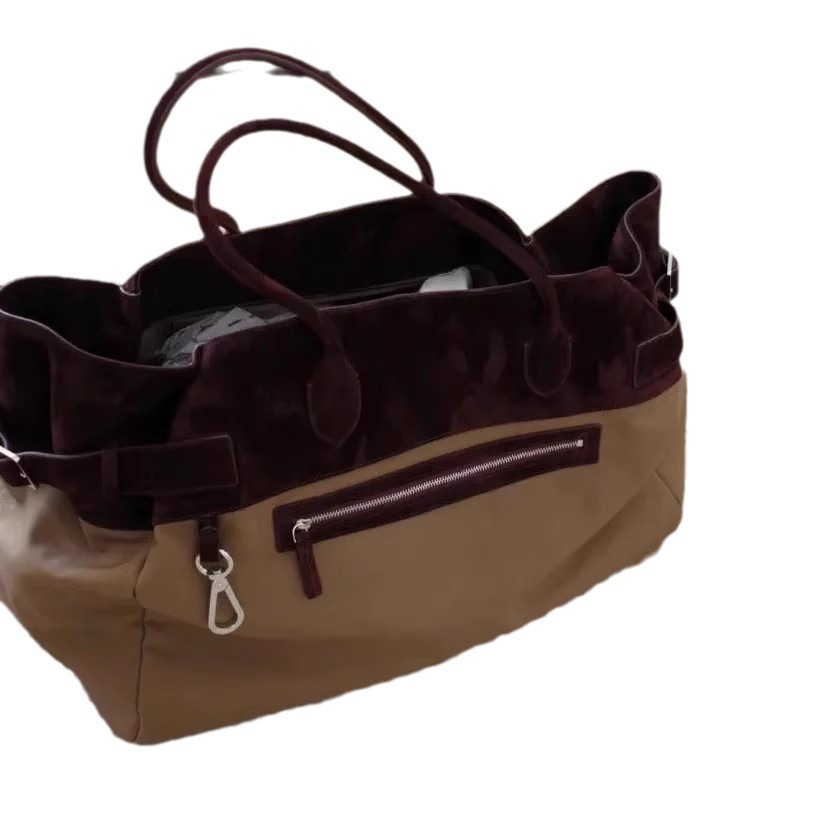 Therow nicho nuevo bolso de mujer, Margaux17 nylon, bolso de mano de gran capacidad, bolso de mano casual