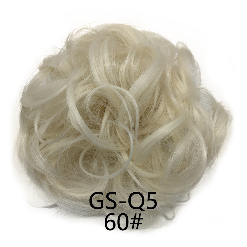 Europa y los Estados Unidos pelucas anillo de pelo de bolas cabeza cuerda elástica peludo natural peludo peludo transfronterizo