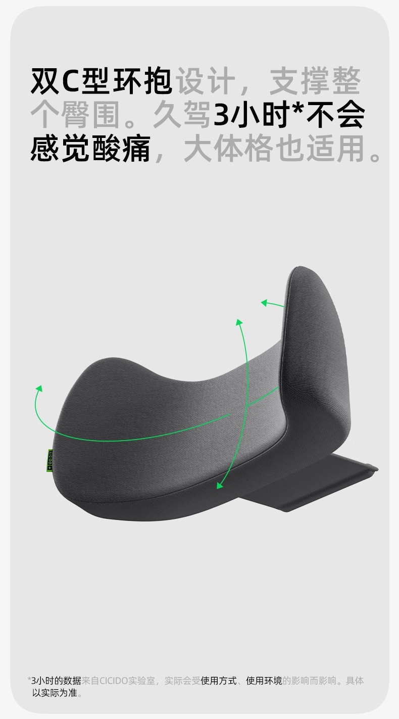 Y-Shaped Car Headrest Seat Cushion, Car Neck Pillow, Tesla Neck Pillow, Lumbar Support, Memory Foam