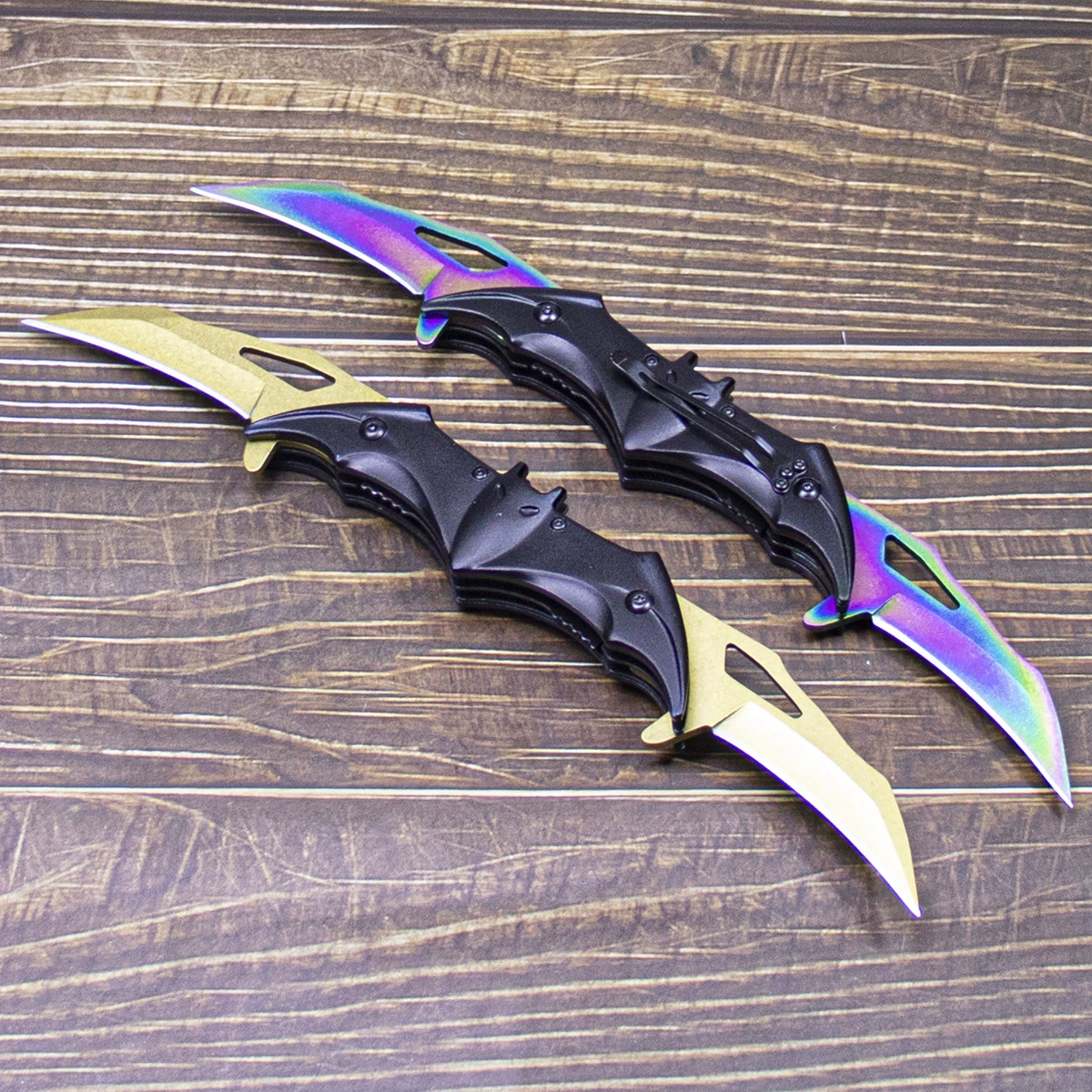 Фабрика специализируется на складных уличных бабочек складной нож летучей мыши алюминиевый карманный нож складной нож многофункциональный нож