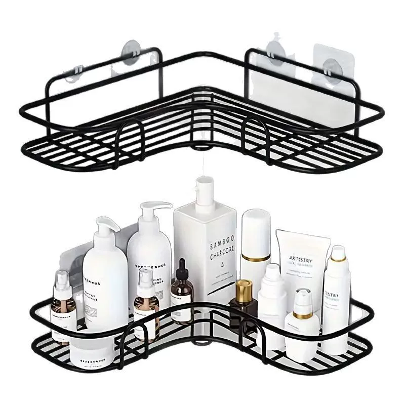 Bathroom storage rack without punching triangle storage rack kitchen wall corner storage rack storage bathroom storage