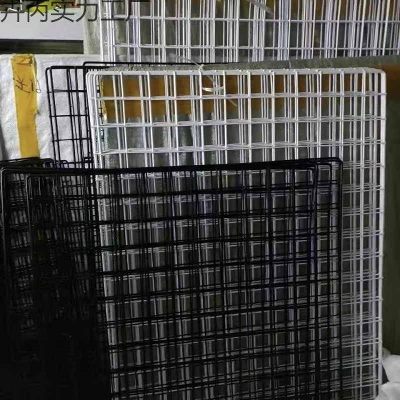 分层置物架直销网格网格片特价清仓加粗组装环创浸塑铁丝网红网格