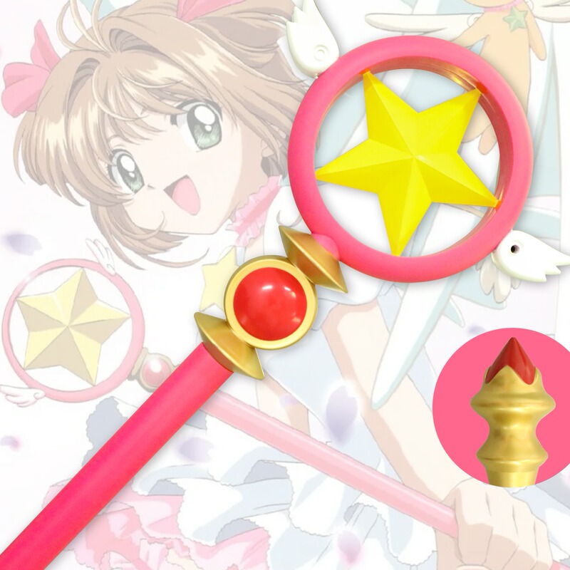 现货二次元小樱cos魔杖道具武器梦星之鸟头棒动漫少女百变小樱杖m|undefined