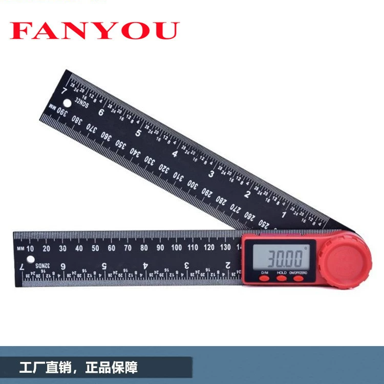 Fanyou пластиковый электронный цифровой дисплей два в одном угловой датчик деревообрабатывающий многофункциональный линейный транспортир Инклинометр датчик уровня