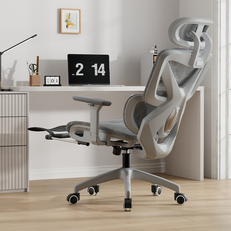 Ergonomic Chair, Comfortable Sedentary Computer Chair, Home Office Chair, Reclining Study Chair, Lifting E-Sports Game Chair