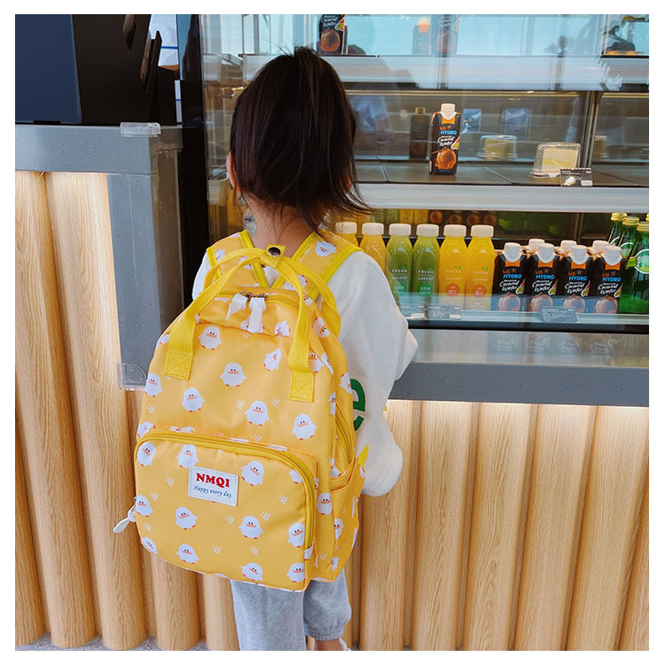 Fashion Children's Cartoon Canvas Large-capacity Printing Dinosaur Pattern Backpack Wholesale Nihaojewelry display picture 8
