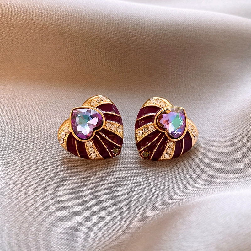 Серебряная игла, модный дизайн серег, французский стиль, легкая роскошь, стиль высокого качества