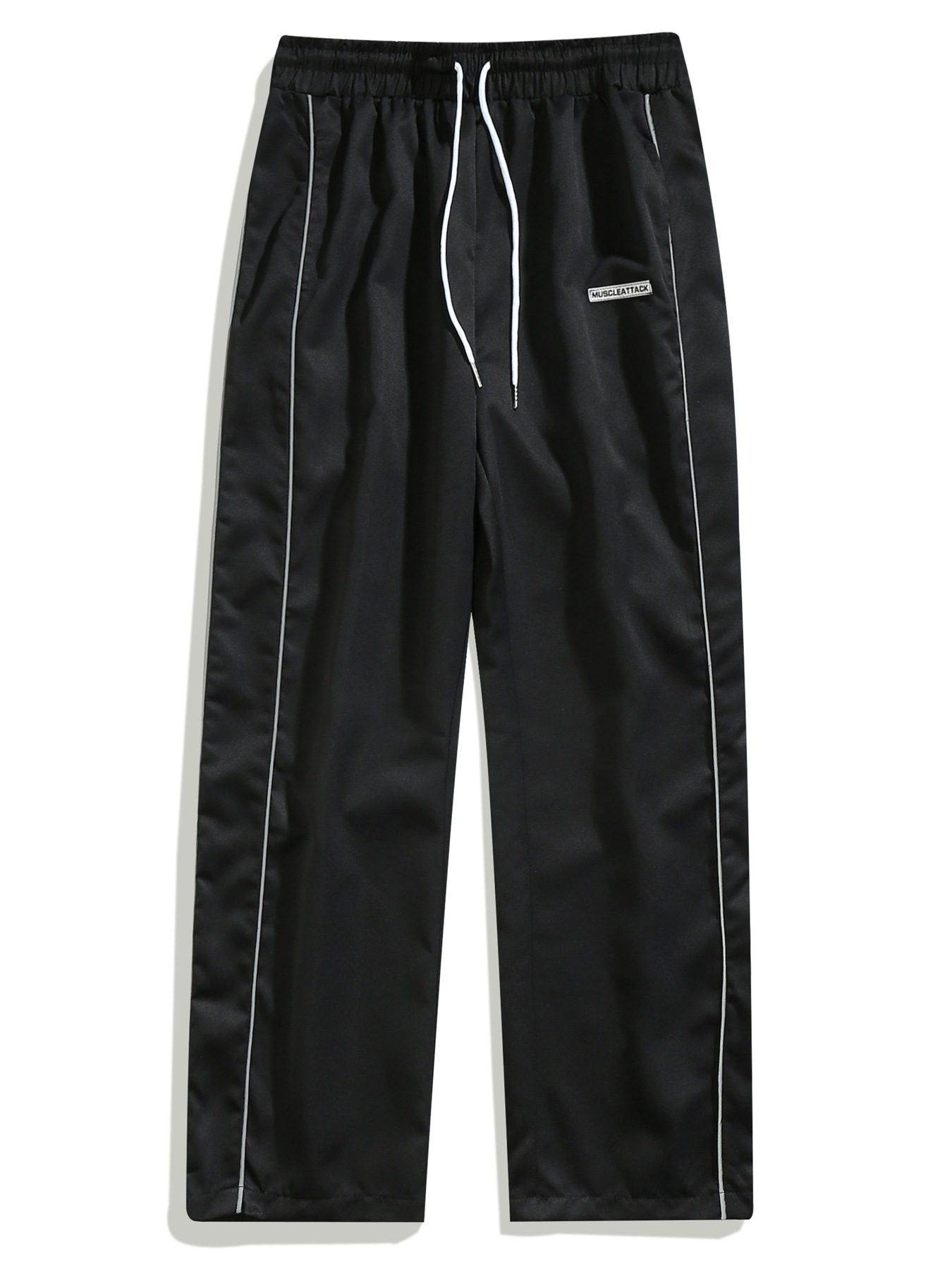 Men's Casual Jogger Pants Retro Style High Street Fashion Trousers_voghion.com