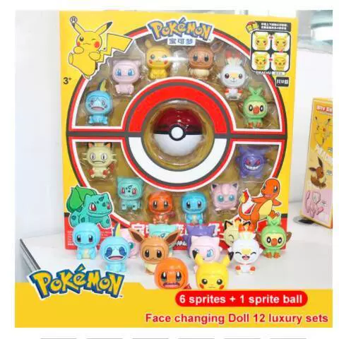 Movable doll, minifigure, toy, Pokemon, capsule toy
