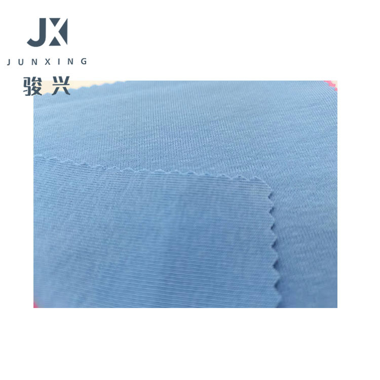 210g纯棉弹力面料 全棉双面食毛针织布料 精棉1*1罗纹衫针织面料