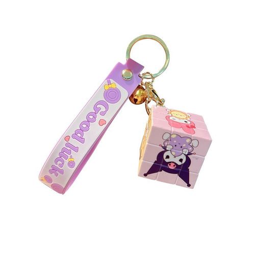 Kuromi Series Rubik's Cube Accessories Couple Keychain Doll Wholesale Pendant Small Gift Creative Keychain