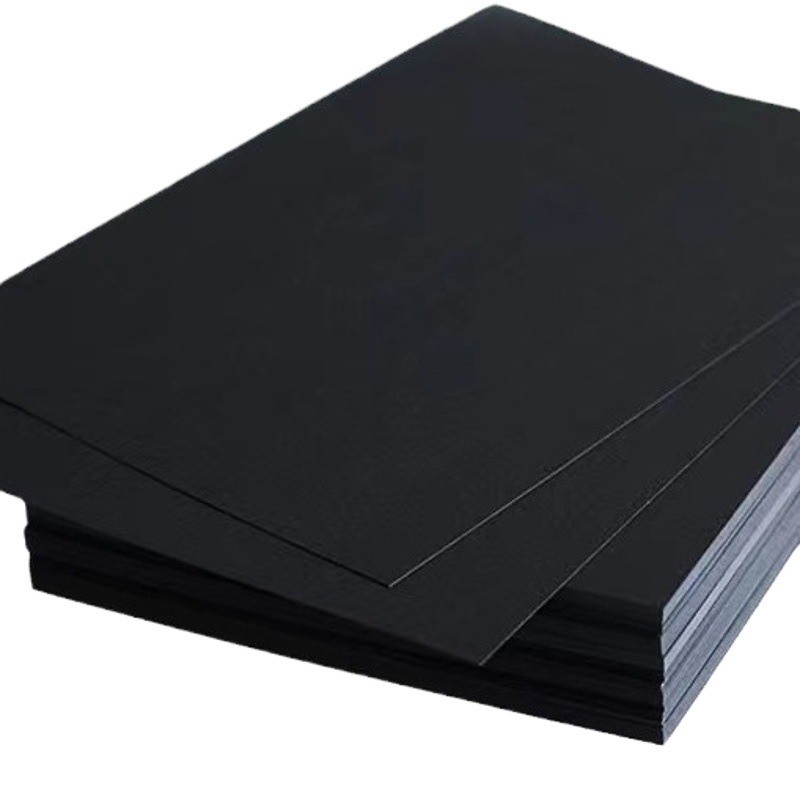 Cartón negro A4A3 cartón álbum de cartón duro cubierta de papel pintura arte pintura papel hecho a mano cartón negro