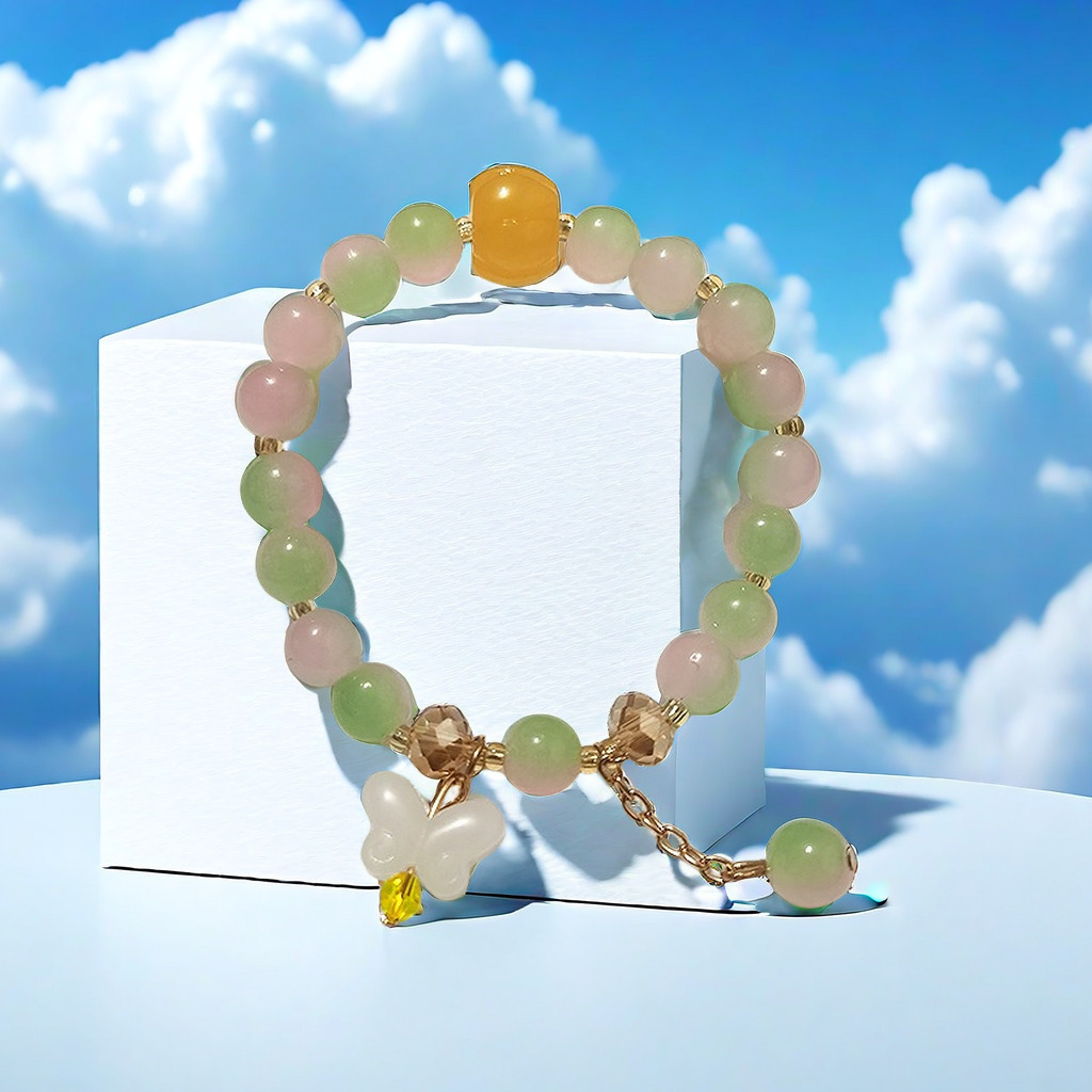 Pulsera de Lirio de los Valles Súper Hada, Promoción Especial 2025, para Mujer, Fresca y Única, Sensación de Alta Gama, Regalo de Pulsera con Cuentas para Mejor Amiga Estudiantil