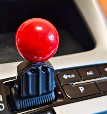 2526 Star Wish modified gear shift knob decorative accessory, practical gear shift lever, non-damaging installation for vehicles (Cab and accessories) - a-set-of-red-ball-heads-jade-texture
