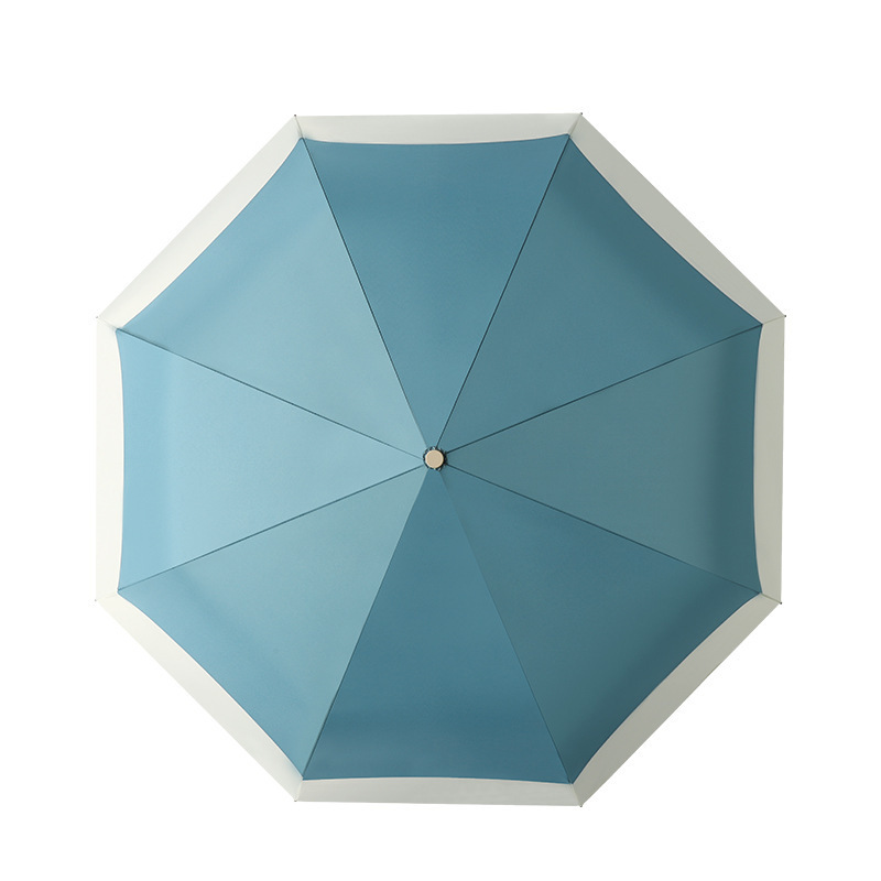 Sombrilla de sol plegable automática, creativa y de diseño minimalista, personalizada, de estilo japonés y coreano, con un 70% de descuento._voghion.com
