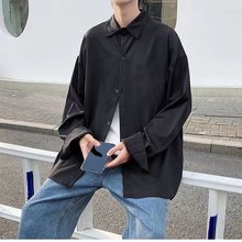 春季新款领带DK制服衬衫男女学院风韩版宽松长袖JK衬衣情侣外套潮