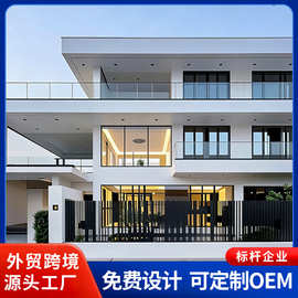 自建房铝合金玻璃护栏阳台楼梯明装T型无框别墅轨道底槽现货批发