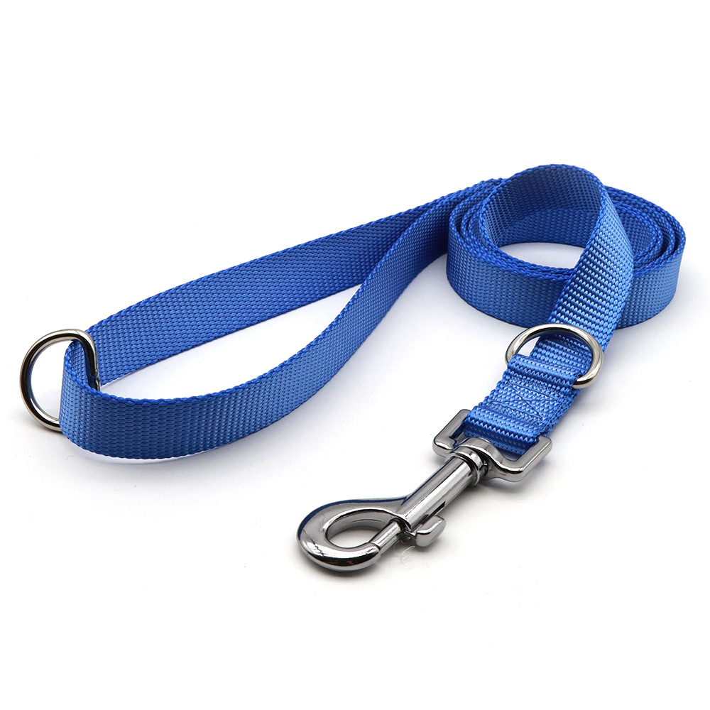 Suministros para mascotas collar perro correa de entrenamiento para perros suministros macaron color Doble D Hebilla correa de perro ajustable