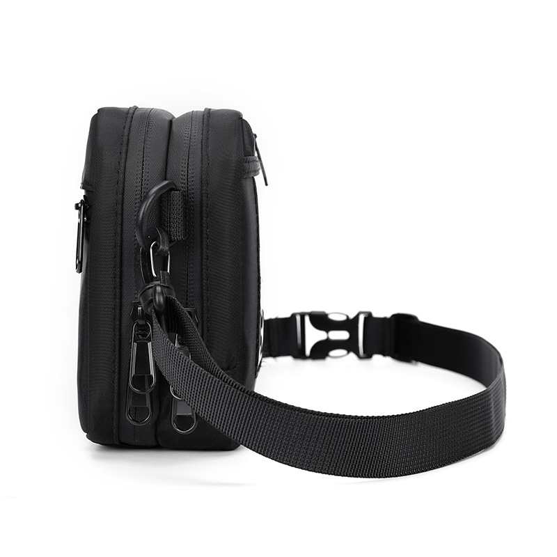 Bolso de hombro para hombre 2025 nueva marca de moda bolso de mensajero de gran capacidad bolso de hombre bolso de pecho casual bolso de hombro pequeño ligero al aire libre