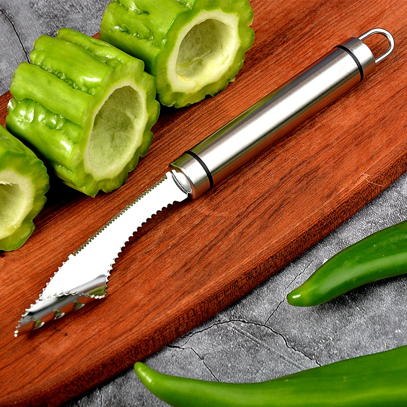 Средство для удаления сердцевины из нержавеющей стали перец для удаления сердцевины тигра кожа зеленый перец средство для удаления семян помидор средство для удаления сердцевины перец резак