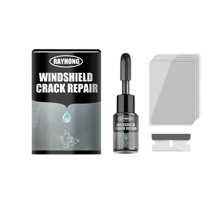 Crack Repair Solution Windshield: Auto glass repair liquid