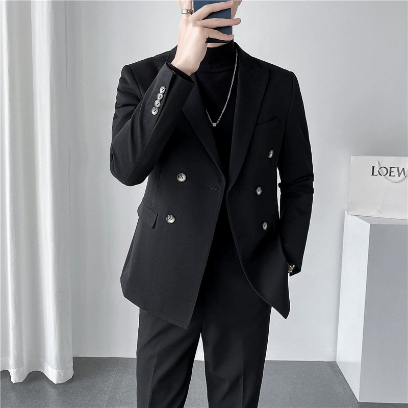 Set, suit, jacket, high-quality style, Korean style