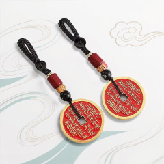 レトロな山鬼花钱八卦キーホルダー合金製ペンダントアクセサリー工芸品ペンダントメーカー卸売金属