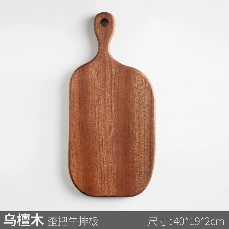 Двойная разделочная доска из натурального sandalwood, утолщенная большая доска, 25×16×2 см
