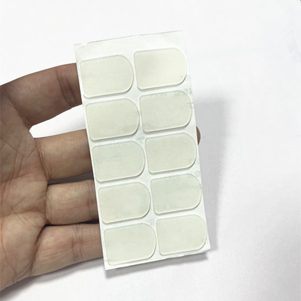 Almohadilla dental 0.8MM cuadrado transparente 10 piezas/juego; silicona; YS