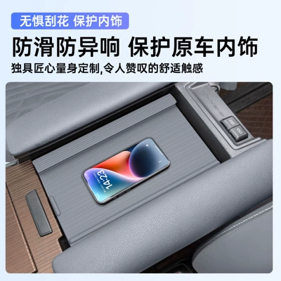Anti-slip mat: Center Console Armrest Box