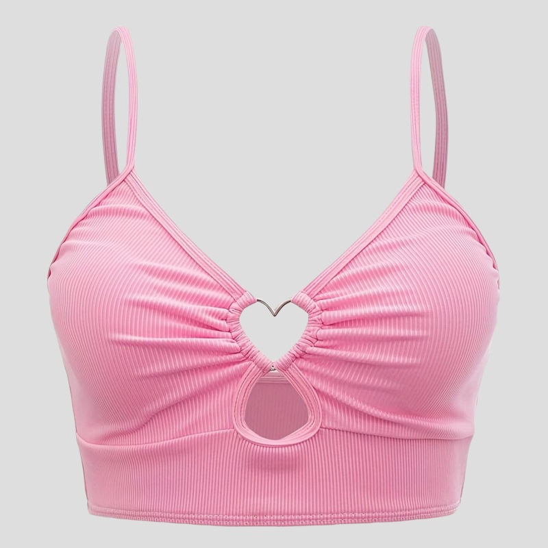 2023 AliExpress Amazon traje de baño europeo y americano Correa mujer de tres puntos bikini sexy hueco triángulo traje de baño