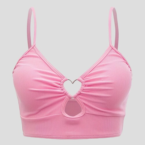 Swimsuit European and American style halterneck women's three-piece bikini sexy hollow-out triangle swimsuit